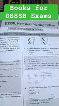 DSSSB Nursing Officer | Complete PYQs (2015–2025) | Best Book for DSSSB Exam 2026 #dsssbpyq