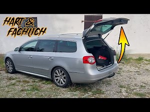 VW Passat B6 ► teach electric tailgates - adjust opening angle