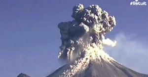 Mexico's Colima Volcano Puts on Spectacular Display
