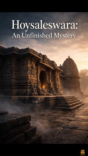 Why This 900-Year-Old Temple Was Never Finished🤔 #HoysaleswaraTemple#IndianHistory#AncientTemples