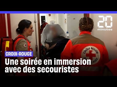 Une soirée en immersion avec des secouristes de la Croix-Rouge