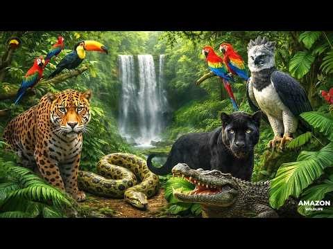 “The Secret Life of Amazon Animals in 4K Ultra HD (60FPS) | Wildlife Documentary”