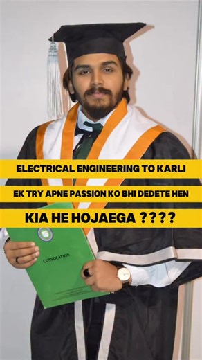 The freshly graduated electrical engineer in 2019 had no idea how much life was about to change ahead. ✨💫 | Haider Ali Khan