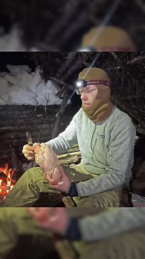Quick bushcraft setup. #camping #outdoor #bushcraft #survival #outdoorcooking #campfirecooking #campinghacks #survivaltips #tentlife #cooking #forestcooking #alaska