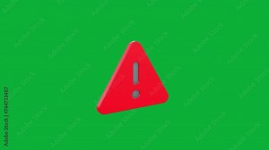 Get Ready to be Amazed by Lifelike 3D Red Alert Warning Animations – Download Now!