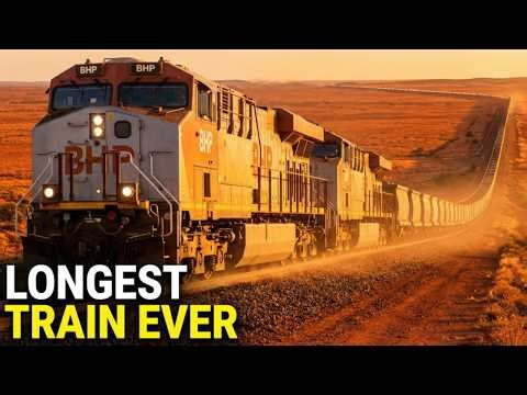 TOP 7 Longest Trains in the World | Unstoppable Steel Giants That Rule the Rails