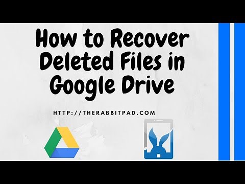 How to Recover Deleted Files in Google Drive