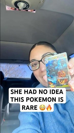 SHE HAD NO IDEA THIS POKEMON IS RARE 😳🔥
