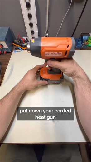 🔥 900° F of cordless power. 20 minutes of non-stop heat. The 18V Heat Gun is built for the jobsite and your weekend projects. Shop now >> bit.ly/4pRCXHR Backed FOR LIFE: Free batteries. Free parts. Free service. 💪 📸: @turbo.dad.restores | RIDGID Power Tools