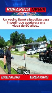 Vecino Intenta Detener Ayuda a Viuda de 90 Años, pero la Policía Interviene y Permite Terminar el Trabajo #AyudaComunitaria #Houston #BuenVecino #HistoriasReales #ServicioGratis