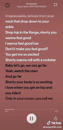 Excitement by Trippie Redd and PARTYNEXTDOOR