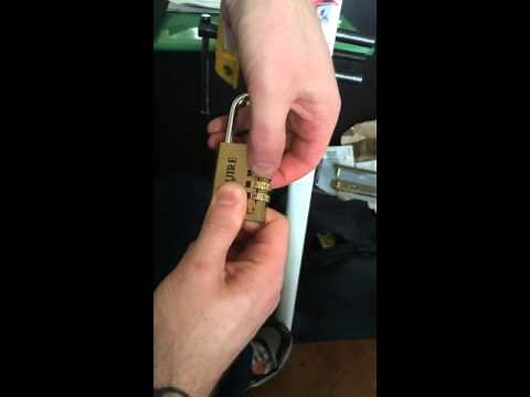 Picked open Squire csl1 combination padlock