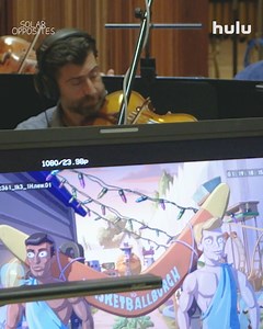 Music to my tiny, tiny ears. Check out the orchestra behind the scenes of #SolarOpposites. | Solar Opposites