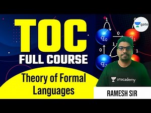 Theory of Formal Languages | L 2 | TOC Full Course | GATE 2022 CSE | Ramesh Sir