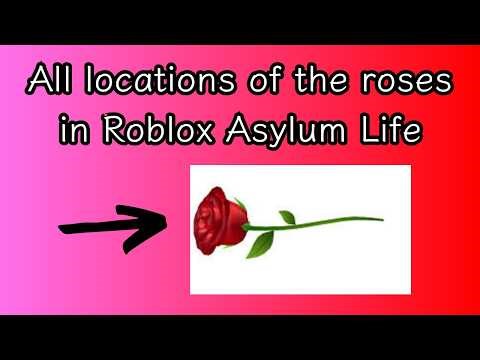 All locations of the roses in Roblox Asylum Life