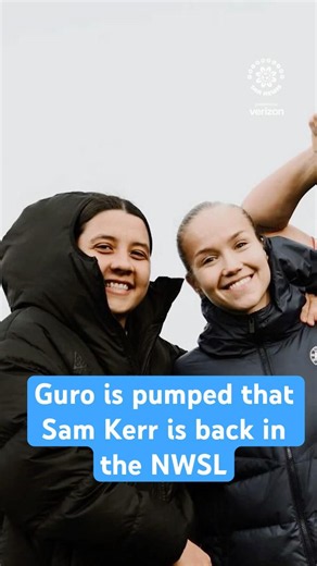 Guro Reiten is thrilled to be joined at Gotham by her former Chelsea teammate of 7 years, Sam Kerr
