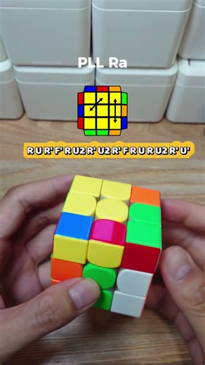 PLL Ra fingertricks tutorial #hntcubing #rubik #cubing
