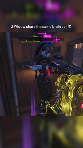 Cinematic Widow gameplay 🔥 #overwatch #overwatch2 #overwatchclips #gaming #widowmaker