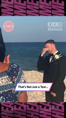 Heartfelt groom's touching response during first look