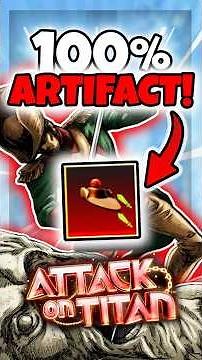 Making The *PERFECT* 100% Artifact 💯🔥 #aotr #roblox #aotrevolution #attackontitan