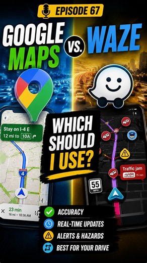 Why the 'Fastest' Route Isn't Always Best | Google Maps vs. Waze GPS Apps