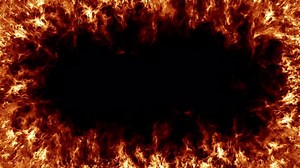 Loop glow fire particles animation abstract background