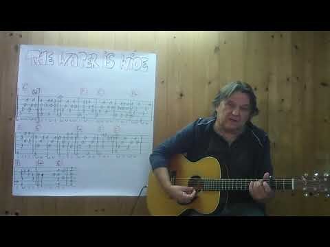 Fingerstyle Guitar Lesson # 304: THE WATER IS WIDE (Scottish Traditional)