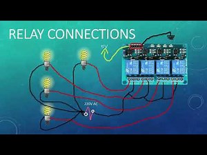 4 channel Relay module for Automation