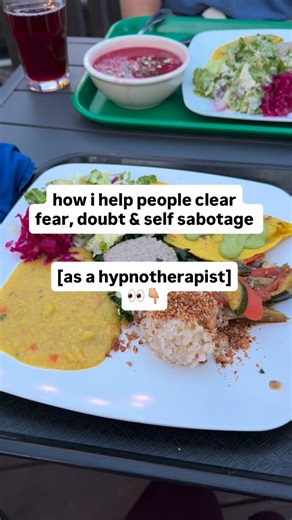 how i help people clear fear, doubt & self sabotage 👇🏼👀 most fear, doubt, and self sabotage don’t come from conscious choice. they come from the subconscious trying to protect you using outdated information. patterns that once kept you safe can quietly become the very thing holding you back. through hypnosis, we work beneath logic — where these patterns actually live. instead of forcing change, we create safety in the nervous system so the subconscious no longer feels the need to run the same