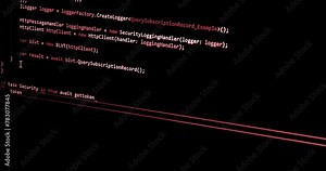 hacker programmer writes malicious code on laptop, cyber security concept