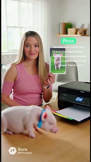 Brother - Work Smart 1360 Wireless All-in-One Refresh Subscription Eligible Inkjet Printer with Auto