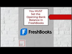 Set your opening balance in FreshBooks