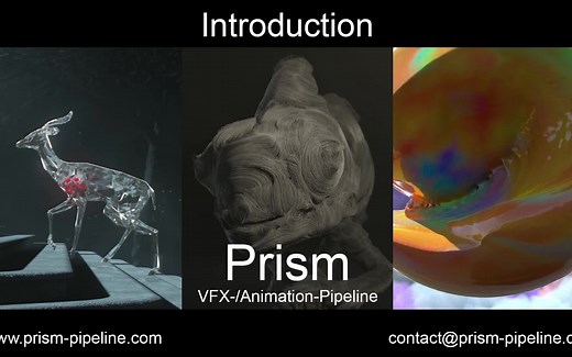 Prism 一款免费软件，专注于自动化 VFX 和动画项目的工作流程
