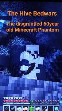 The disgruntled Minecraft Phantom has a good team, infuriates other players, and wins on Bedwars.