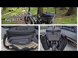 Cube Acid Trunk Bag 8+7 RILink for Cube bicycle, e-bike, Cube fold 500 hybrid