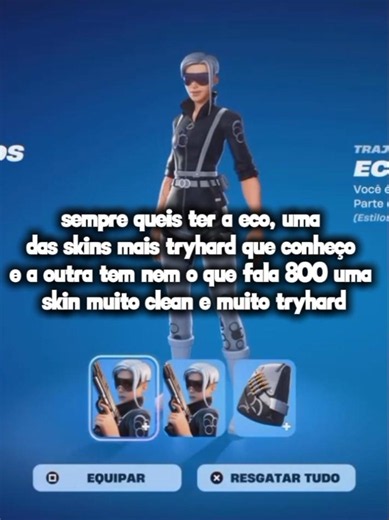 VALEU A PENA COMPRA ESSAS SKINS DA ECO TRYHARD? #fortnite