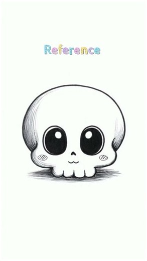 How to Draw a Cute & Realistic Skull Step by Step 💀🎨 | Easy Skull Drawing Tutorial