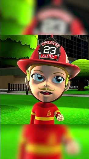 Baby Firemen Song 🚒 | Lights Kids 3D #cocomelon