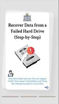 How to Recover Files from a Hard Drive (Easy & Fast Guide)#harddrive #datarecovery