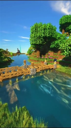 Minecraft Campfire Bridge💀