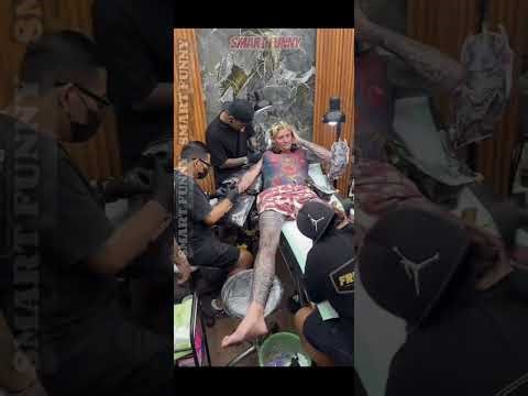 Routines💐full body tattoo competition