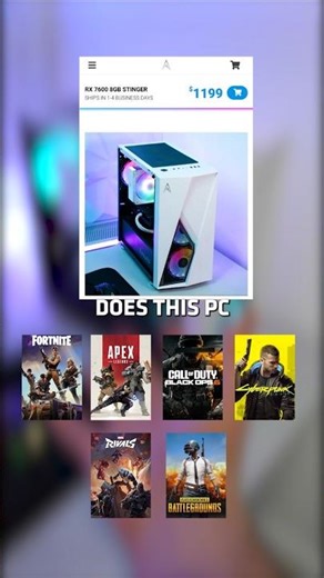 Budget PC vs 6 Games 🎮 RX 7600 Stinger-A 💪 Performance Gaming 🇦🇺 #pcgaming #fps #prebuiltpc