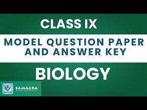 Class 9 Biology Model Question Paper and Answer Key by Samagra Plus - Quarterly Exam #class9