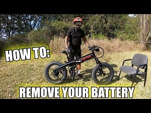 Lectric XP - HOW TO REMOVE YOUR BATTERY!!!