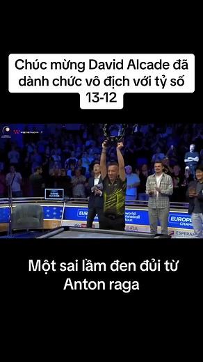 Chúc mừng David Alcaide đã dành chức vô địch ở ván đấu hill hill quá xuất xắc ,chúc mừng anh! #billiards #matchroom #pool9ball #billiardvietnam #highlights #antonraga #davidalcaide @Matchroom Pool