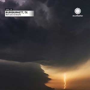 9.3K views · 196 reactions | Time-lapse video showcases a powerful storm with constant lightning strikes as it made its way from Texas to Oklahoma on Tuesday. | AccuWeather | Facebook