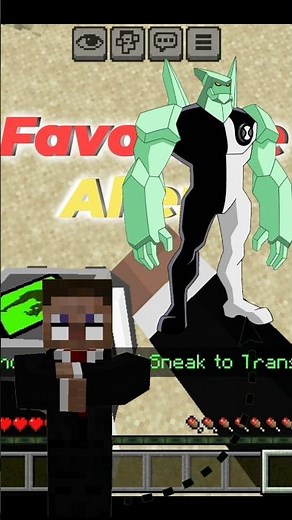 "Ben 10 Classic Mod in Minecraft – All Alien Transformations!" #short