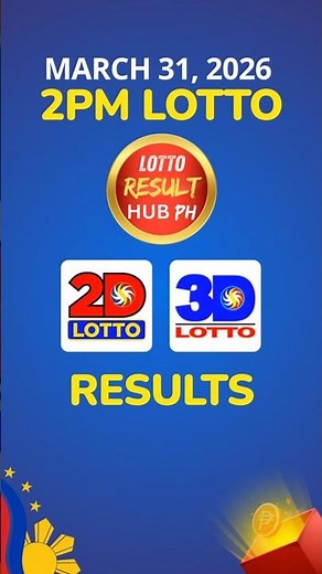 2PM Lotto Result Today March 31, 2026 RECAP PCSO