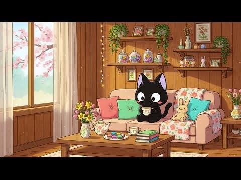 Soft Spring Lofi 🌸 Gentle Music for Relaxing, Reading & Peaceful Moments