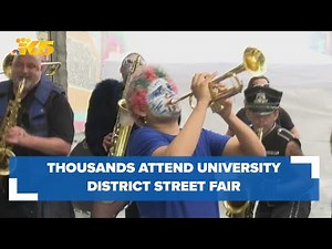 Tens of thousands attend 52nd Annual University District Street Fair